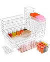 Fresh Fab Finds 25pc Clear Plastic Drawer Organizers