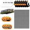 Fresh Fab Finds 25pcs Halloween Party Striped Decorative Paper Straws In Multi