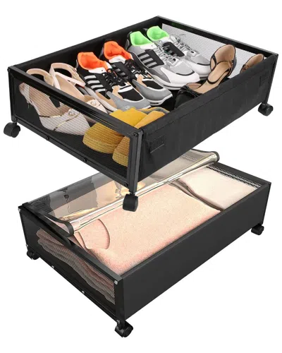 Fresh Fab Finds 2c Under Bed Storage Containers In Black