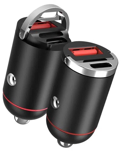 Fresh Fab Finds 2pc 100w Usb Type-c Car Charger Set In Black