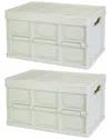 Fresh Fab Finds 2pc 56l Green Storage Bins