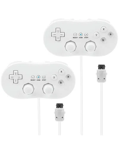 Fresh Fab Finds 2pc Classic Game Controller Pad In White