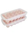 Fresh Fab Finds 2pc Plastic Egg Holder In Pink