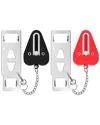 Fresh Fab Finds 2pc Portable Travel Door Locks In Metallic
