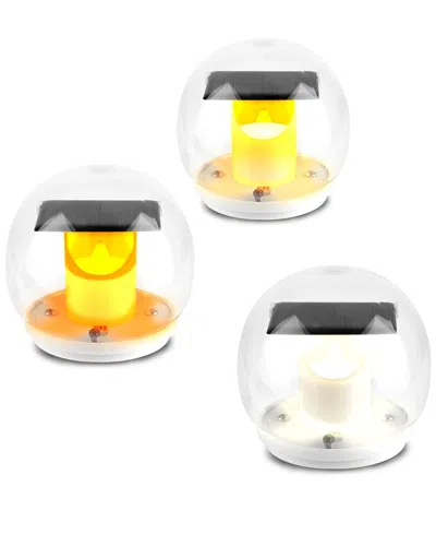 Fresh Fab Finds 2pc Solar Floating Lights With 3 Lighting Modes In Multi