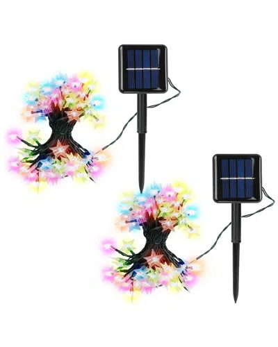 Fresh Fab Finds 2pc Solar Powered String Lights In Black