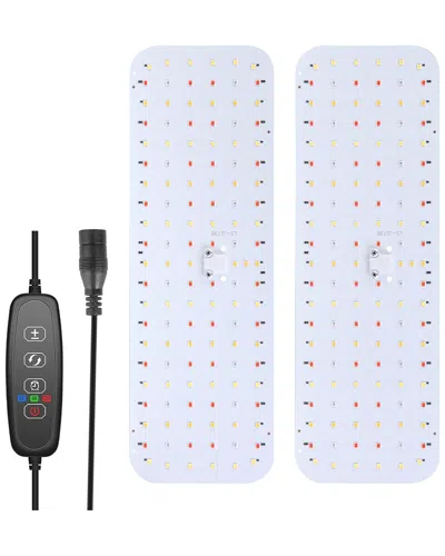 Fresh Fab Finds 2pc Ultra-thin Led Grow Lights For Indoor Plants In White