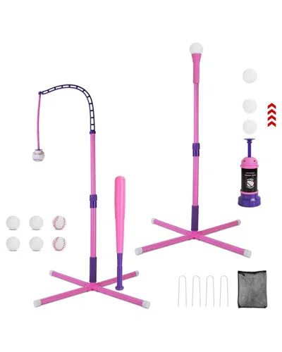 Fresh Fab Finds 3-in-1 Baseball Toy Set In Pink