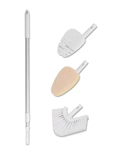 Fresh Fab Finds 3-in-1 Tub And Tile Scrubber Cleaning Brush In White