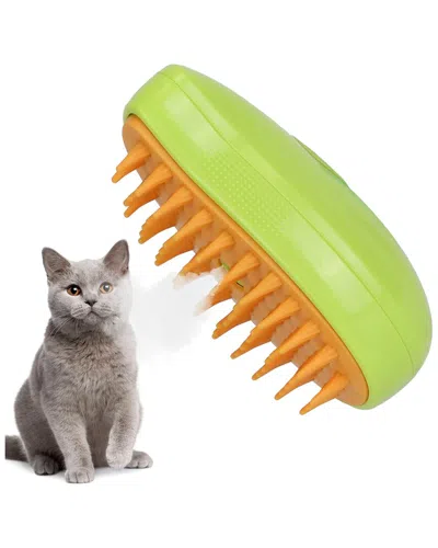 Fresh Fab Finds 3-in-1 Usb Rechargeable Pet Grooming Steam Brush / Massage Comb In Multi
