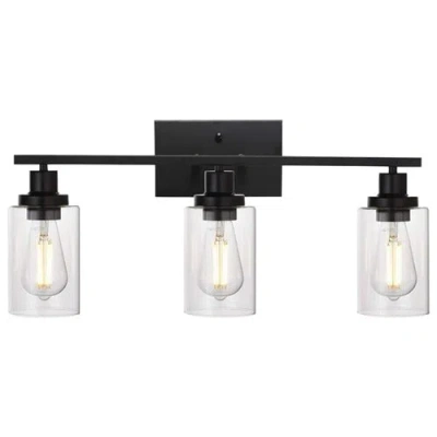 Fresh Fab Finds 3 Light Wall Sconce Lighting With Clear Glass Shade Bathroom Vanity Lamp Fixture Modern Mounted Ligh