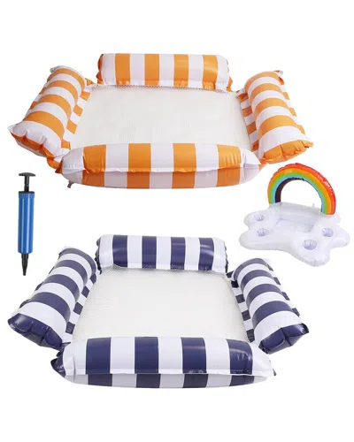 Fresh Fab Finds 3-pack Inflatable Pool Floats In Multi