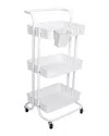 Fresh Fab Finds 3-tier Rolling Utility Cart