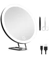 Fresh Fab Finds 30x Magnifying Mirror With 3 Color Lights In Black