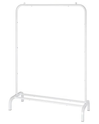 Fresh Fab Finds 33lbs Loading Garment Rack In White