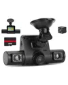 Fresh Fab Finds 360° View Fhd 4 Channel Dash Cam In Black