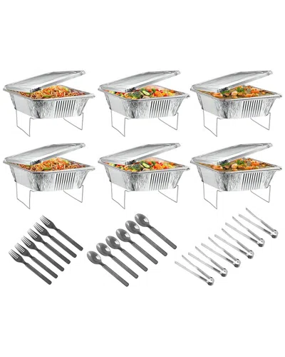FRESH FAB FINDS FRESH FAB FINDS 36PC DISPOSABLE CHAFING DISH BUFFET SET