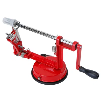 Fresh Fab Finds 3-in-1 Apple Peeler In Red