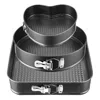 Fresh Fab Finds 3pc Non-stick Springform Cake Pan Set In Black
