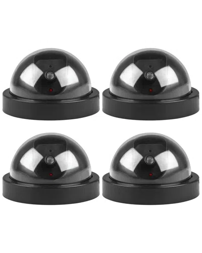 Fresh Fab Finds 4-pack Dummy Security Cameras In Black