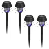 Fresh Fab Finds 4-pack Solar Powered Mosquito Zapper In Black