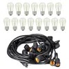 Fresh Fab Finds 48ft Outdoor String Light Waterproof Patio Lights Commercial