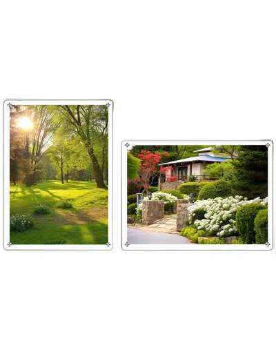 Fresh Fab Finds 4pc Acrylic Photo Frames In Multi