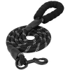 FRESH FAB FINDS 5FT DOG LEASH DOG TRAINING WALKING LEAD WITH FOAM HANDLE HIGHLY REFLECTIVE TREADS STRONG NYLON DOG R
