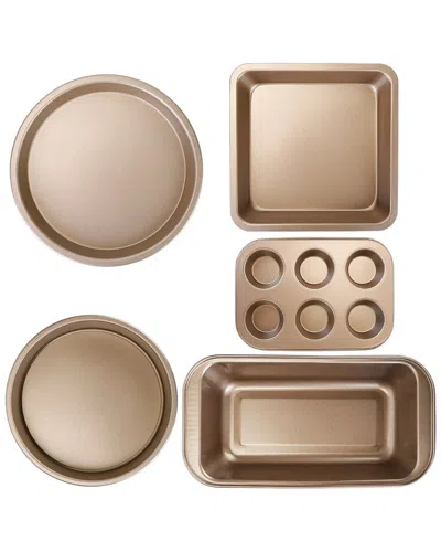Fresh Fab Finds 5pc Nonstick Bakeware Set In Neutral