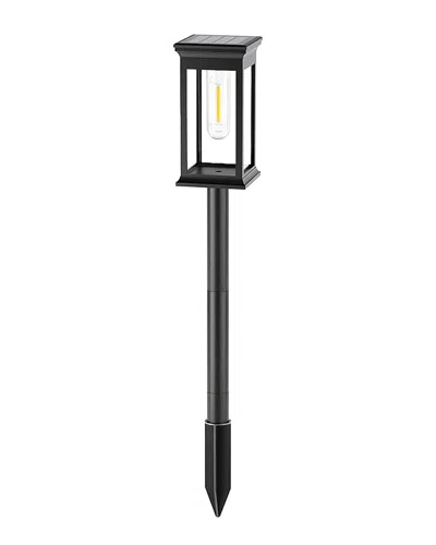 Fresh Fab Finds 6 Pack Solar Powered Stake Light In Black