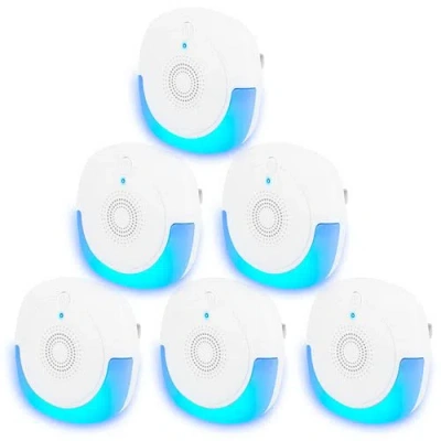 Fresh Fab Finds 6 Packs Ultrasonic Pest Repellers Plug-in Indoor Pest Control Mouse Repellent Chaser Deterrent For H In Multi