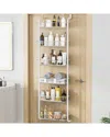 Fresh Fab Finds 6-tier Over Door Pantry Organizer In White