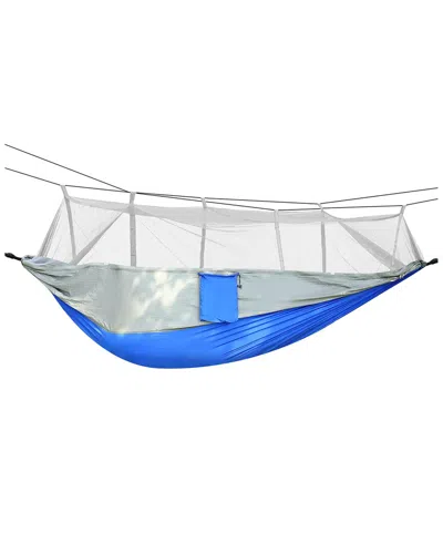 Fresh Fab Finds 600lbs Load 2 Persons Hammock In Blue
