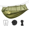 FRESH FAB FINDS 600LBS LOAD 2 PERSONS HAMMOCK WITH MOSQUITO NET OUTDOOR HIKING CAMPING HOMMOCK PORTABLE NYLON SWING 