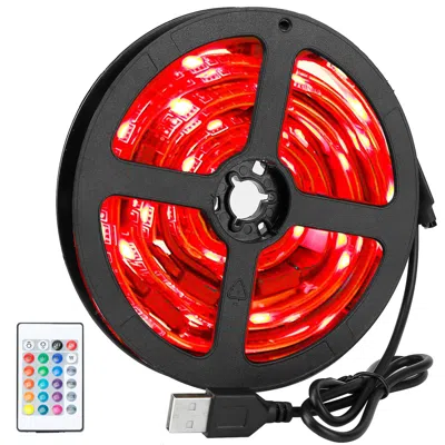 Fresh Fab Finds 6.56ft Led Backlight Strip Waterproof Rgb Light Kit In Black