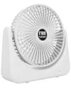 Fresh Fab Finds 6.5in Usb Desk Fan In White