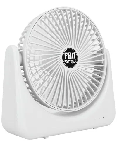 Fresh Fab Finds 6.5in Usb Desk Fan In White