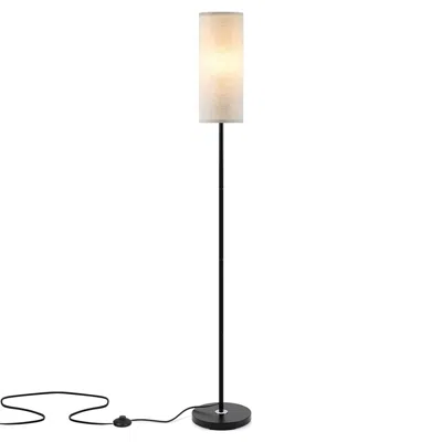 Fresh Fab Finds 74.8in Tall Floor Lamp, 3200k Warm Yellow Light, Modern, Foot Switch, 6w Bulb - Bedroom & Living Roo In Multi