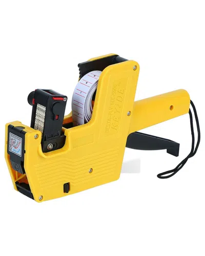 Fresh Fab Finds 8 Digits Price Numerical Tag Gun In Yellow