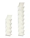 Fresh Fab Finds 5-tier Vertical Shoe Rack In Beige