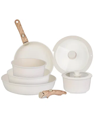 Fresh Fab Finds 9pc Nonstick Cookware Set In Black