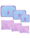 Fresh Fab Finds 9pc Purple Clothes Storage Bags