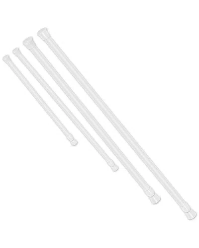 Fresh Fab Finds Adjustable Tension Curtain Rod In White