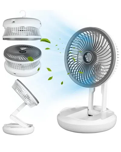 Fresh Fab Finds All-in-1 Folding Desk Fan In White