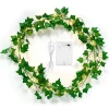 FRESH FAB FINDS ARTIFICIAL IVY BATTERY POWERED STRING LIGHTS 360PCS LEAVES 100PCS LED BEADS FAKE LEAF FAIRY LAMPS DI