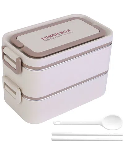 Fresh Fab Finds Bento Lunch Box In Beige