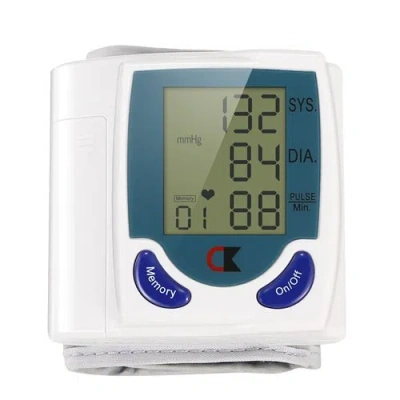 Fresh Fab Finds Blood Pressure Monitor Wrist Digital High Blood Pressure Cuff Heartbeat Tester With 60 Reading Memor