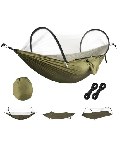 Fresh Fab Finds Camping Hammock With Mosquito Net In Green