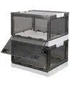 Fresh Fab Finds Collapsible Multi Foldable Storage Bins (2 Pack)