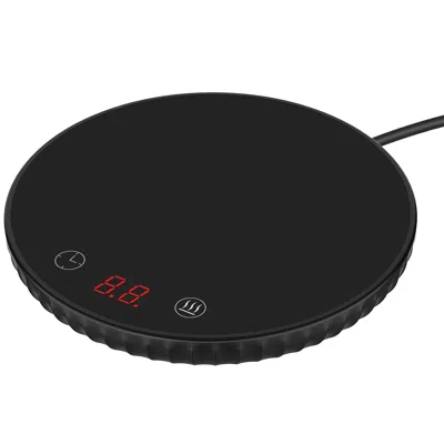 Fresh Fab Finds Desktop Electric Cup Warmer With Smart Timer Settings In Black